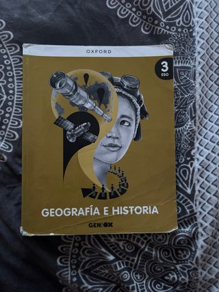 Libro de texto de GEOGRAFIA E HISTORIA - 3º ESO