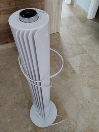 Ventilador Torre Rowenta + Lámpara