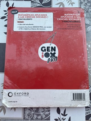 Matemáticas aplicadas a las Ciencias Sociales I...