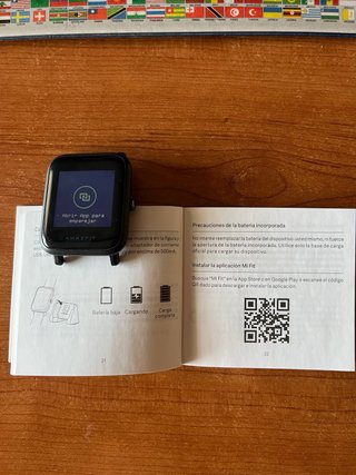 Reloj Amazfit Negro y morado
