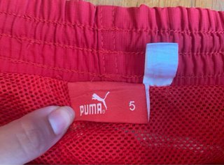 Bañador Puma Rojo Vintage Talla L