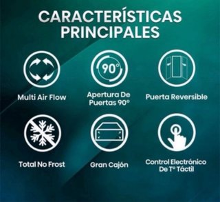 Frigorífico 1,80 hisense 2025 + garantía