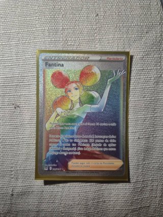 Carta Pokémon Fantina Entrenador Partidario