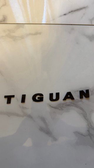 Scritte Loghi TIGUAN 4MOTION Nero Lucido VW