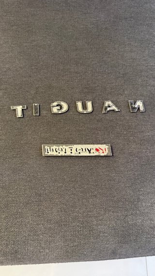 Scritte Loghi TIGUAN 4MOTION Nero Lucido VW