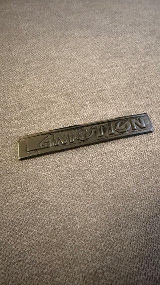 Scritte Loghi TIGUAN 4MOTION Nero Lucido VW