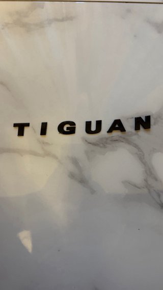 Scritte Loghi TIGUAN 4MOTION Nero Lucido VW