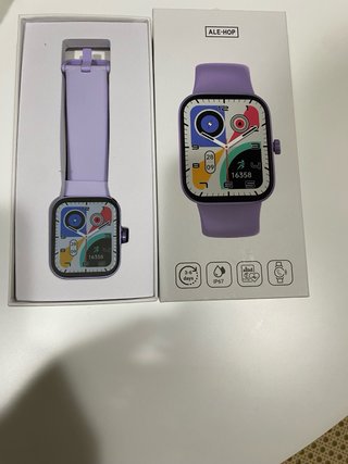 Reloj Inteligente Morado ALE-HOP sin usar