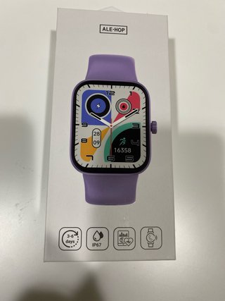 Reloj Inteligente Morado ALE-HOP sin usar