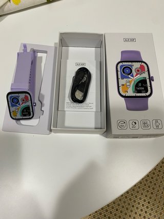 Reloj Inteligente Morado ALE-HOP sin usar