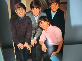 Vinilo y postal The Beatles