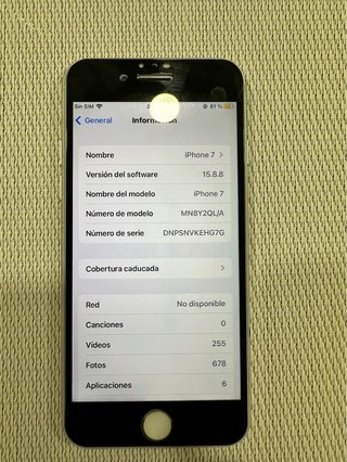 iPhone 7 Plata