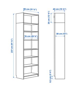 Estantería Billy Ikea Blanca sin usar