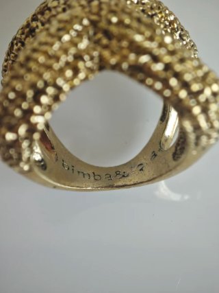 Anillo Bimba y Lola Estrella Dorada