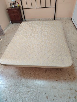 Base tapizada matrimonio 135x190 cm