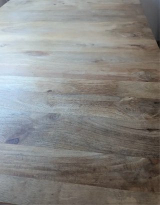 Mesa Comedor Amplia Madera y Metal