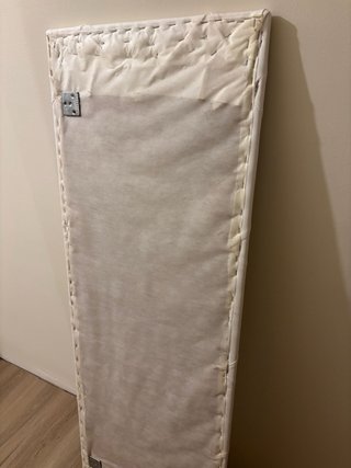 Cabecero tapizado blanco cama 135