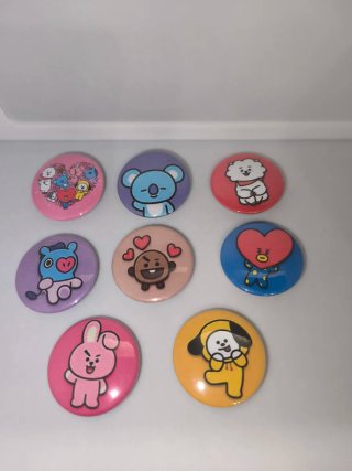 Chapas BTS variadas