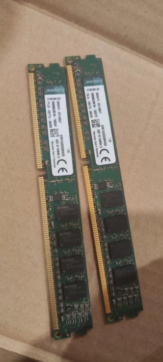 2x Kingston DDR3 2GB RAM Módulos