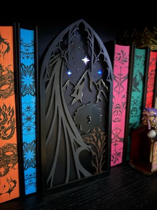 Book Nook Iluminado High Lord - Acotar Inspired