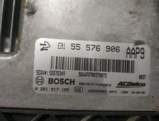 405493 centralita motor uce 55576906 opel insignia