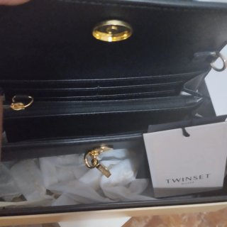 Pochette TWINSET MILANO beige con tracolla