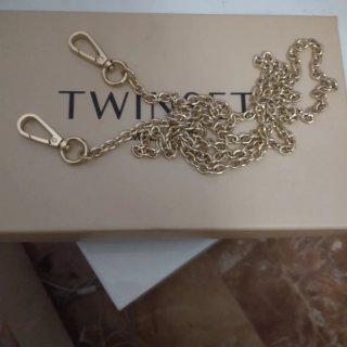 Pochette TWINSET MILANO beige con tracolla