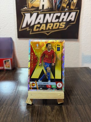 Cromo Topps España Iniesta