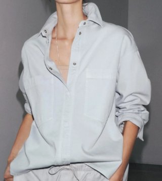 Sobrecamisa oversize Bolsillos Zara Zw collection