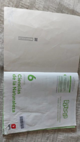 2 libros Ciencias de la Naturaleza, 6 Primaria,C.M