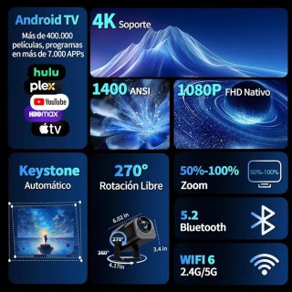 Proyector 4K Android Precintado