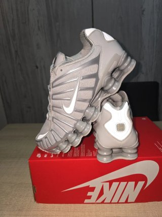 Zapatillas Nike Shox TL Grises Blancas