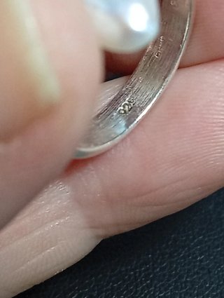 Anillo Plata Ley Perla y topacio místico