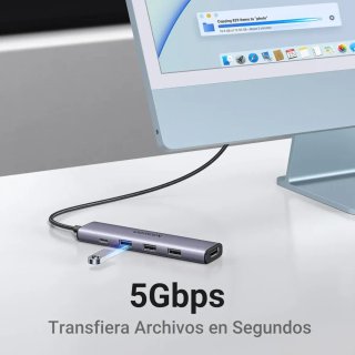 UGREEN Hub USB C HDMI 4K Adaptador