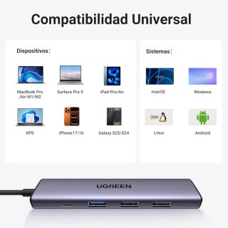 UGREEN Hub USB C HDMI 4K Adaptador