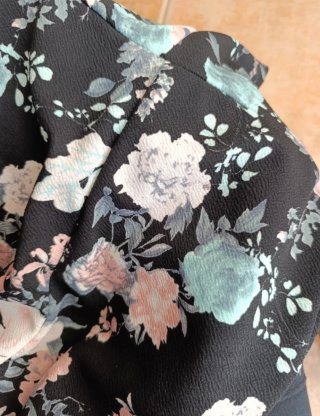 Mono largo estampado floral
