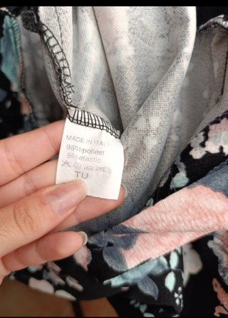 Mono largo estampado floral