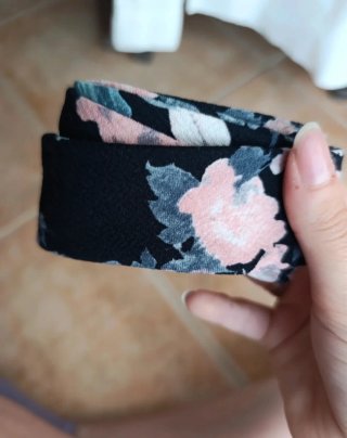 Mono largo estampado floral