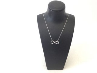 Collar Plata 925 Infinito Circonita 2.5cm
