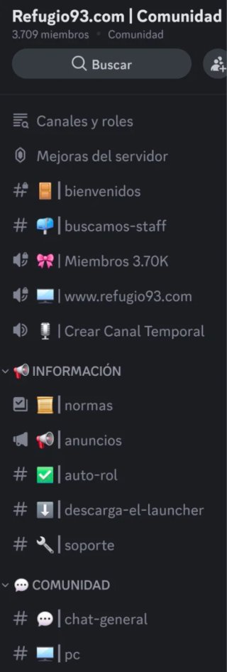 Servidor Discord con +3500 Miembros
