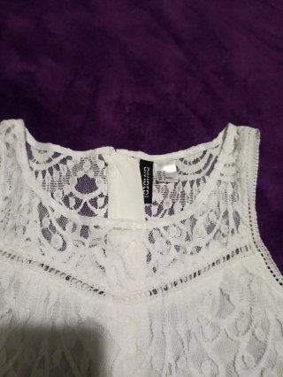 Vestido blanco encaje