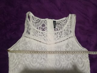 Vestido blanco encaje