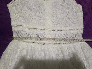 Vestido blanco encaje