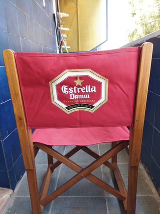 Sillas de terraza Menorca madera y tela