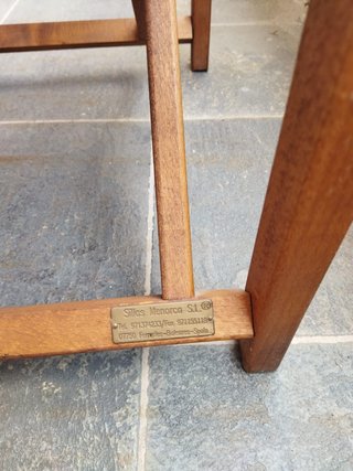 Sillas de terraza Menorca madera y tela