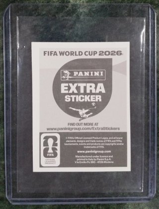 Lionel Messi Extra Sticker FIFA Word Cup 2026