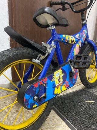 Bicicleta infantil Bob Esponja 14 pulgadas