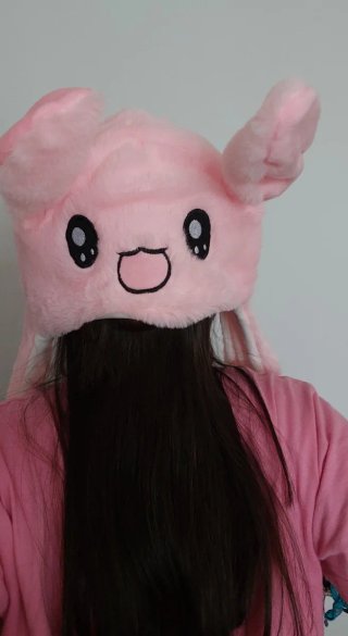 Gorro de conejo con luces LED