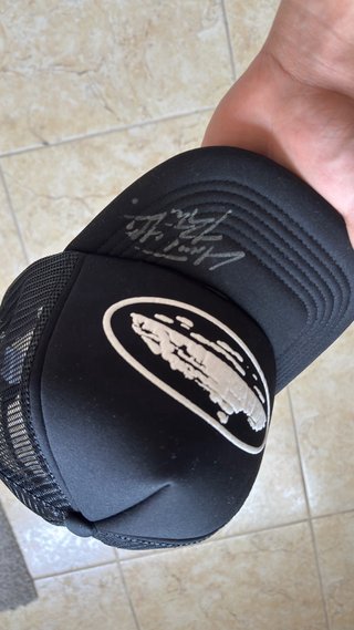Boné Trucker Corteiz Preto