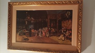 Pintura La Vicaría (1870) de Ma